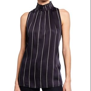 Tahari High-Neck Blouse